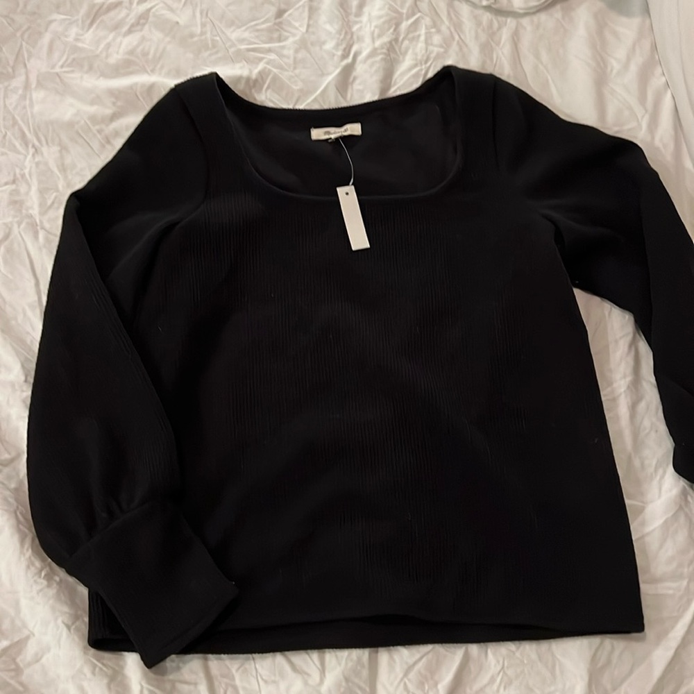 Madewell ribbed long sleeve tee